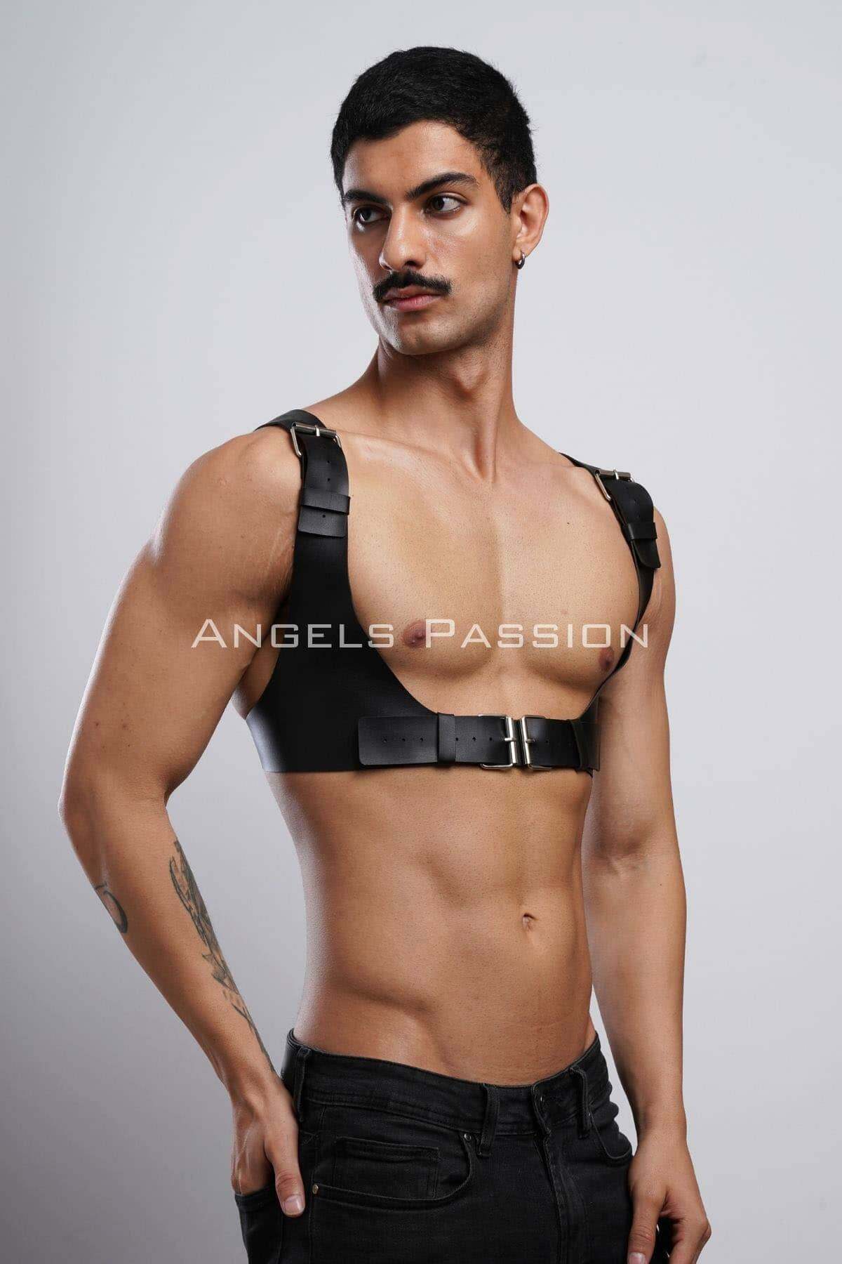 Stylish Leather  Versatile Accessory for Event and Festival Wear - Perfect Gift for Trendy Men