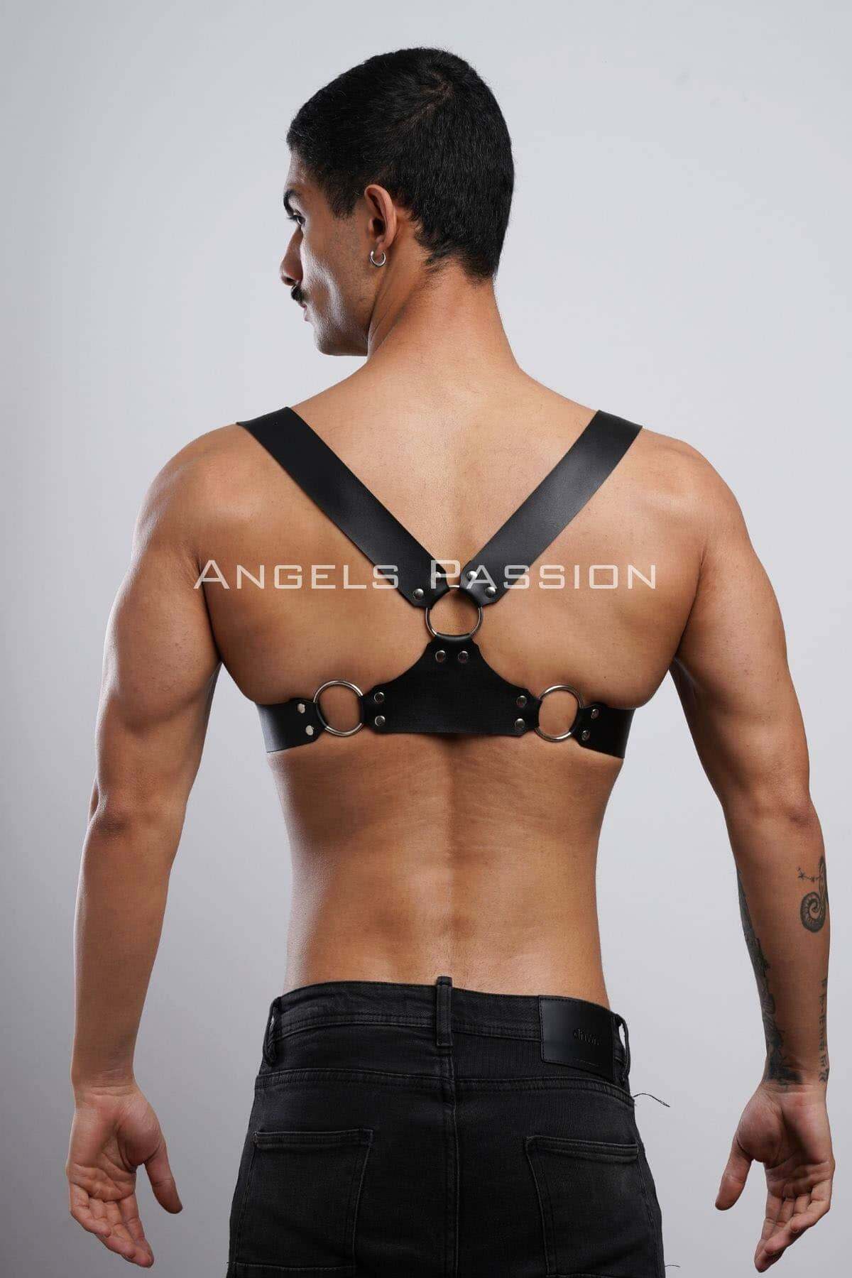 Stylish Leather  Versatile Accessory for Event and Festival Wear - Perfect Gift for Trendy Men